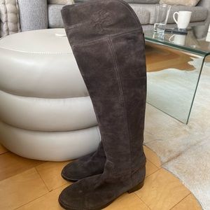 Brown suede Tory Burch boots size 9